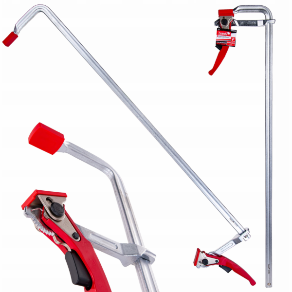 Tvardy Kovaná ráčna svěrka typ F 800x120mm (8)