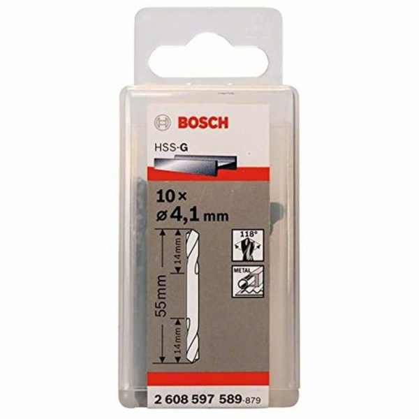 Bosch VRTÁK HSS-G 4,1X55 10 KS
