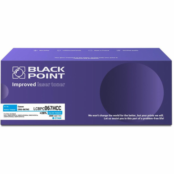 Black&nbsp;Point&nbsp;[LCBPC067HCC]&nbsp;Toner&nbsp;BP&nbsp;(Canon&nbsp;CRG-067HC)&nbsp;verz...