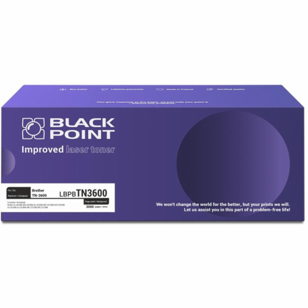 Black Point [LBPBTN3600] Toner BP S+ (Brother TN-3600)