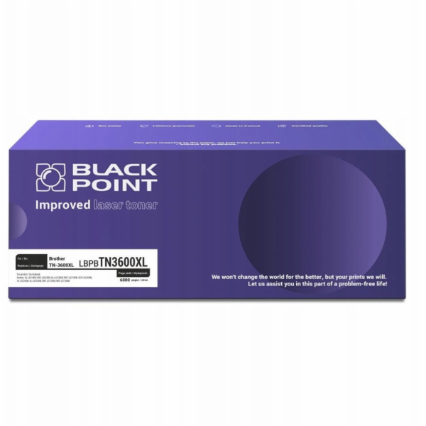 Black&nbsp;Point&nbsp;[LBPBTN3600XL]&nbsp;Toner&nbsp;BP&nbsp;S+&nbsp;(Brother&nbsp;TN-3600XL)