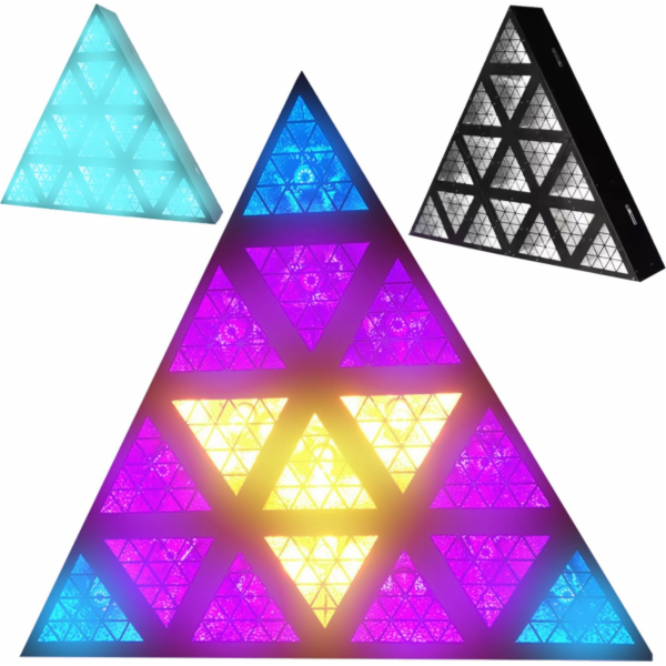 LIGHT4ME TRIANGIS LED světelný efekt 64x2W RGBA klubové d...