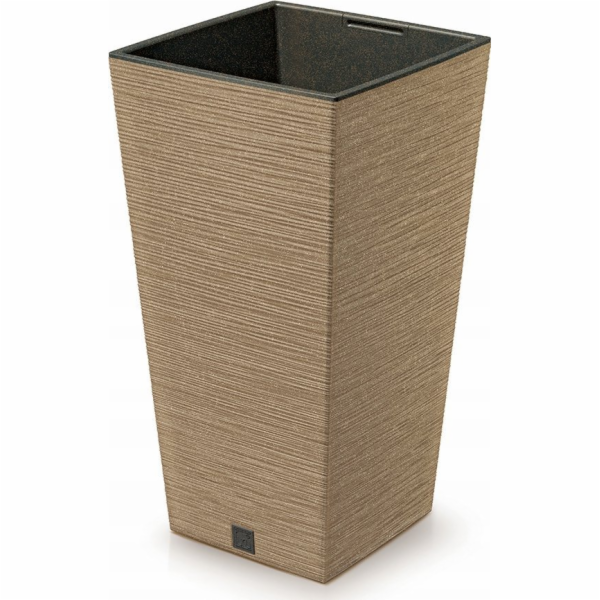 Prosperplast KVĚTINÁČ FURU ČTVERCOVÝ Z EKO DŘEVA - NATURO...