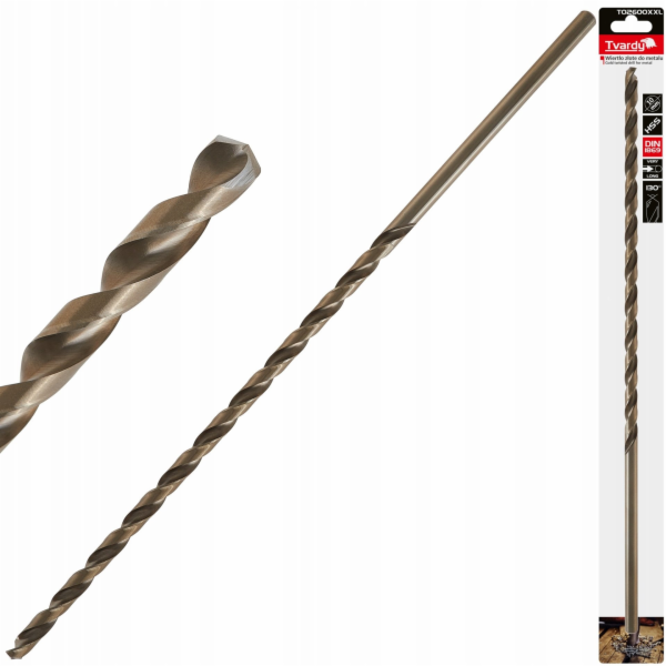 Tvardy Zlatý vrták do kovu dlouhý 10,0 x 430 mm HSS DIN18...
