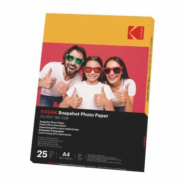 Kodak Fotografický papír pro tiskárny 25 ks A4 210x297mm ...