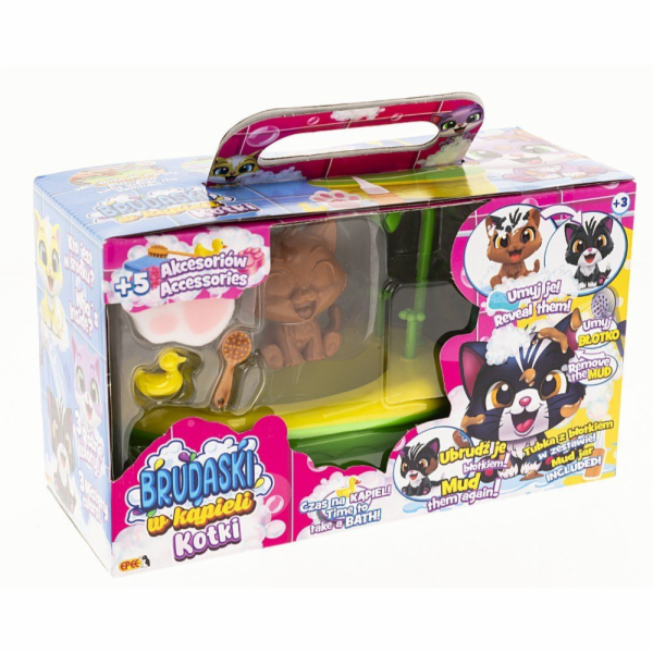 Epee Figurka špinavé kočky v koupelnové sadě, Tytus