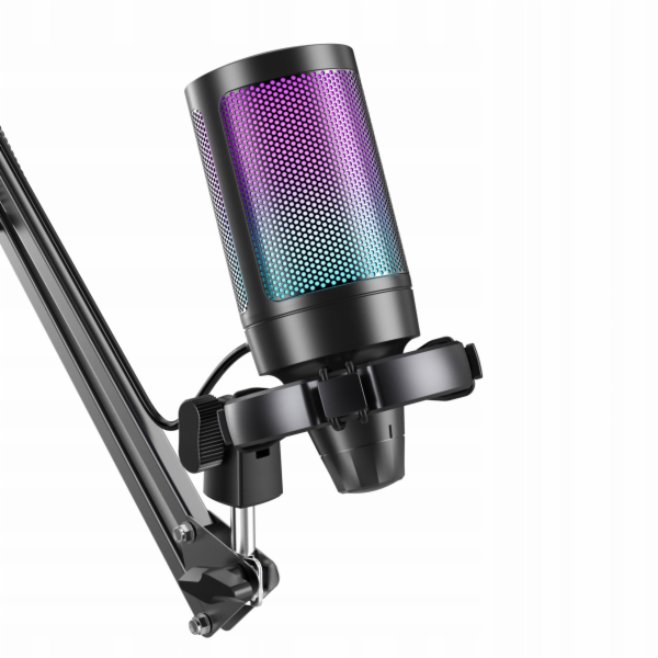 Fifine Herní studiový kondenzátorový mikrofon A6T AMPLIGA...