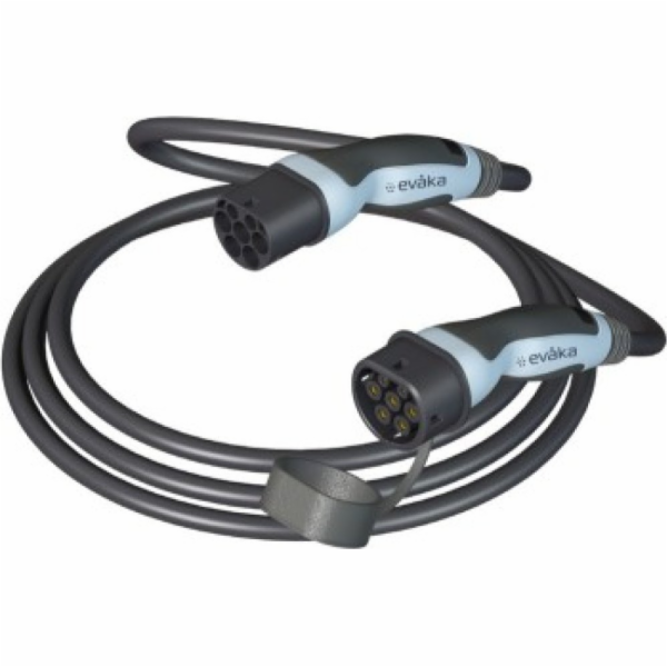 Electraline&nbsp;EVAKA&nbsp;T2-T2,&nbsp;22KW,&nbsp;32A,&nbsp;5X6MM2,&nbsp;1X0,5MM2&nbsp;5M&nbsp;Č...