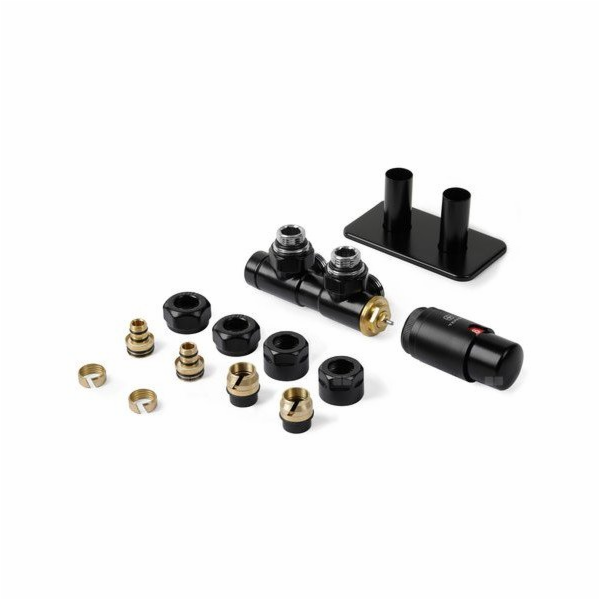 Terma Pravoúhlé TWINS All-in (ATSGSO CFK/P) vt \ matná černá