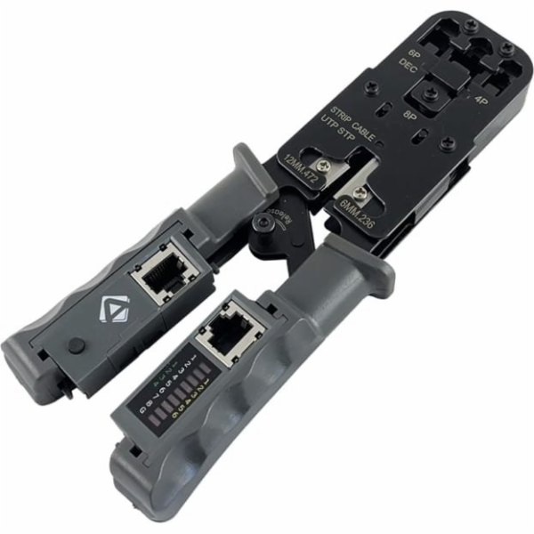 Alantec Krimpovací kleště ML 4P6P8P s testerem LAN (NI055)