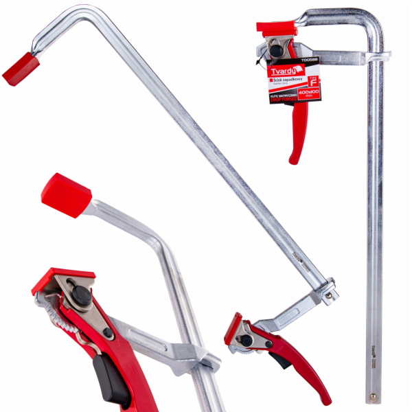 Tvardy Kovaná ráčna svěrka typ F 400x100mm (10)