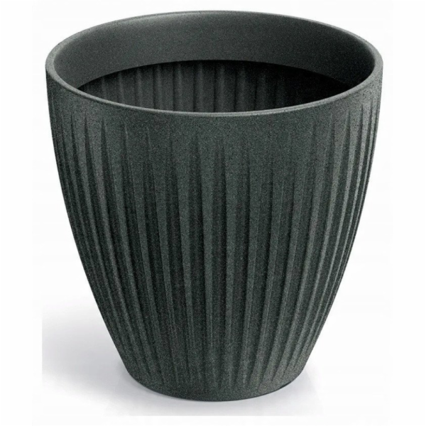 Prosperplast LATIA KULATÝ STŘEDNÍ KVĚTINÁČ - GRAFIT