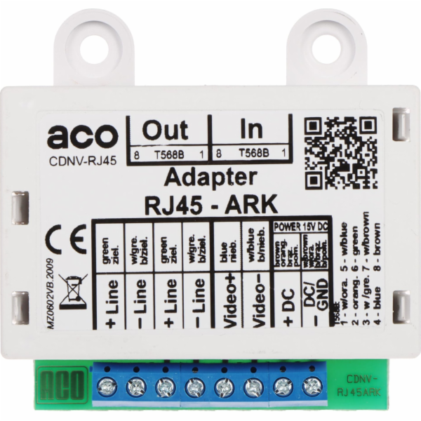 ACO Převodník RJ45 CDNV-RJ45