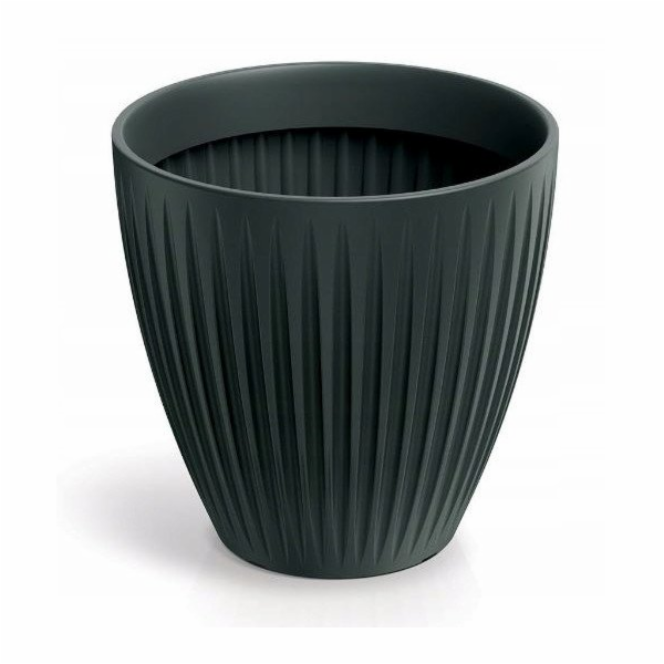 Prosperplast KULATÝ STŘEDNÍ KVĚTINÁČ LATIA - ANTRACIT
