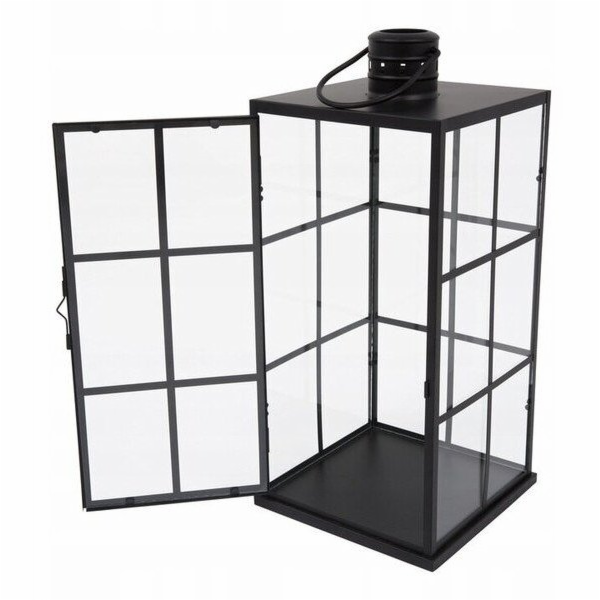 ProGarden Kovová lucerna na svíčku, 14,5 x 14,5 x 39 cm