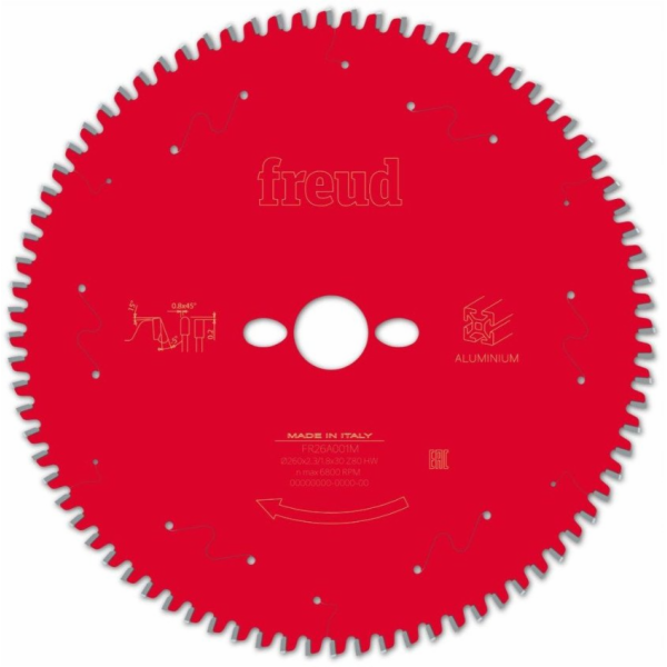 Norton Clipper Pilový kotouč FR26A001M 260X30-80