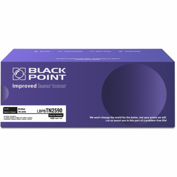 Black Point [LBPBTN2590] Toner BP S+ (Brother TN-2590)