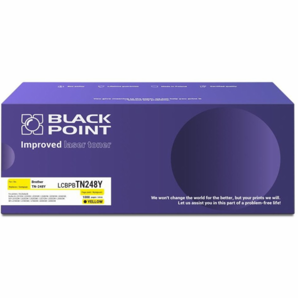 Black Point Tonerová kazeta Brother TN-248Y, originální, ...