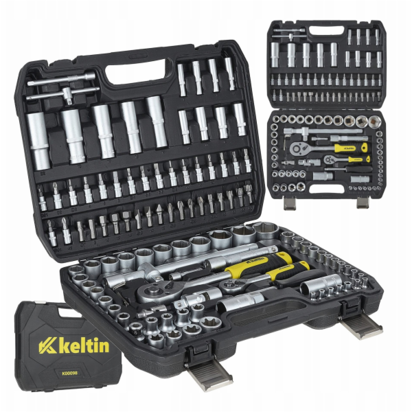 KELTIN Sada 108 klíčů 1/4 a 1/2 (3)