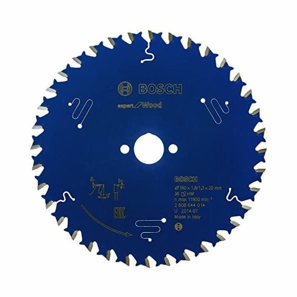 Bosch DEHETOVÉ PILOUTY EXPERT 160X20X1.8/1.3X36T