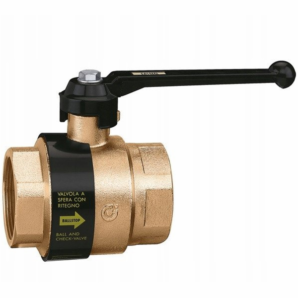 Caleffi BALLSTOP - Kulový kohout s vestavěnou zpětnou kla...