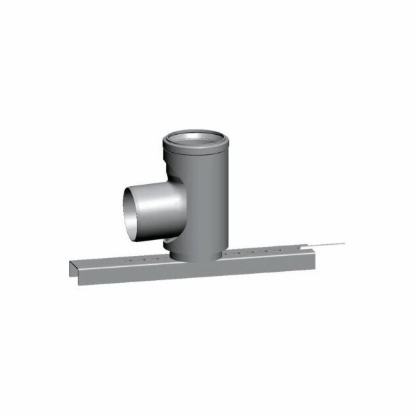 Poujoulat OPĚRNÉ KOLENO 87° PRO ODVOD SPALIN DN80, POLYPR...