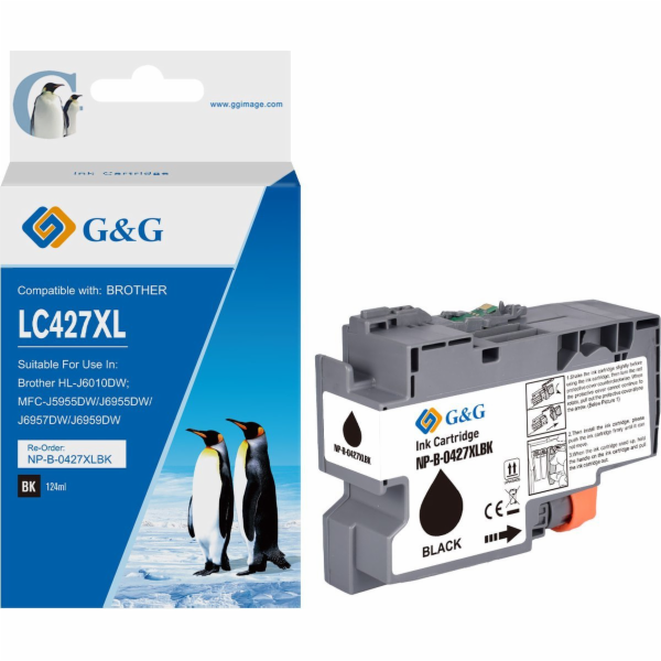 G&G Kompatibilní inkoust/náplň s LC-427XLBK, NP-B-0427XLB...