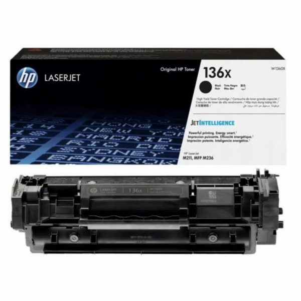 HP Toner č. 136X W1360X černý 2,6K W1360X