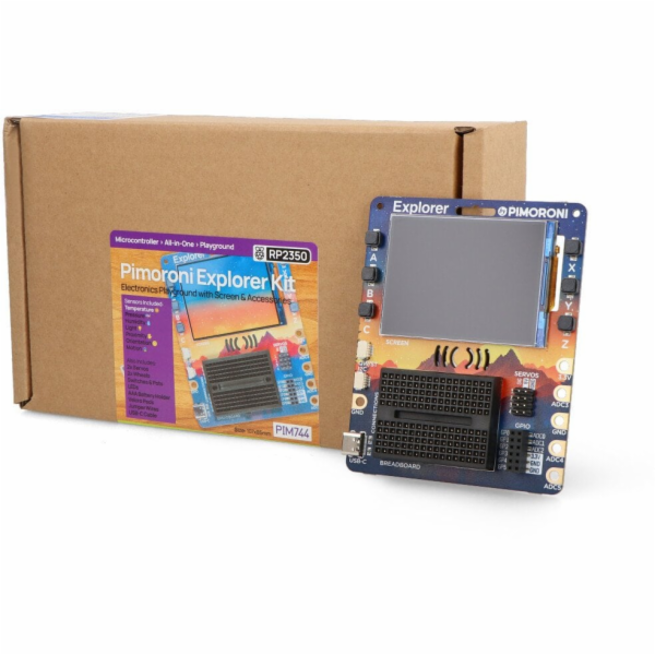 PiMoroni Explorer - vývojová deska s modulem RP2350B a 2,...
