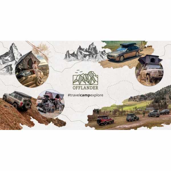 Offlander Kempingová pončo izolovaná, nepromokavá, zeleno...