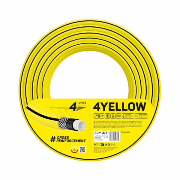 Cellfast ZAHRADNÍ HADICE 4 ŽLUTÁ 3/4   30MB