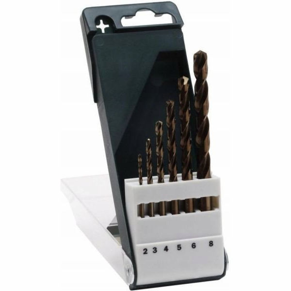 Bosch SADA VRTÁKŮ HSS-CO 6 DÍLNÁ DIN338 2-8 mm