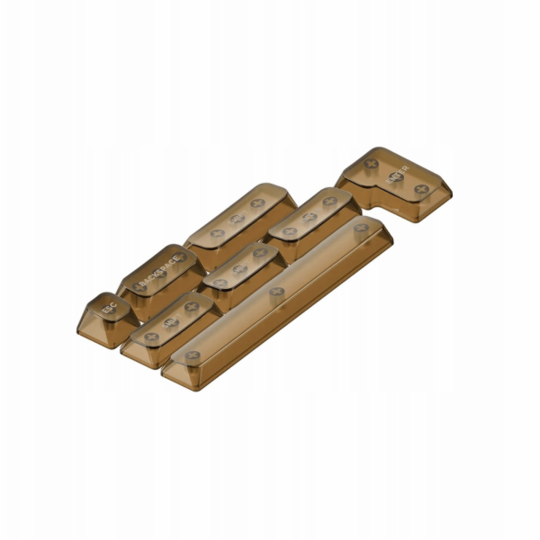 Nuphy - Krystalové klávesy mSA PC Cosmic Mocha