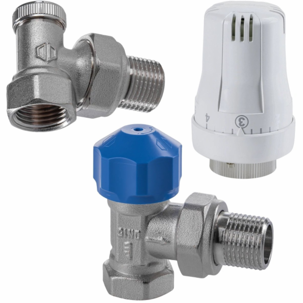 Honeywell Radiátorová sada - rohové provedení DN15 (termo...