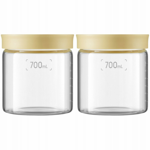 Mellow Yellow BUYDEEM 700ml sklenice z jemně žlutého skla...