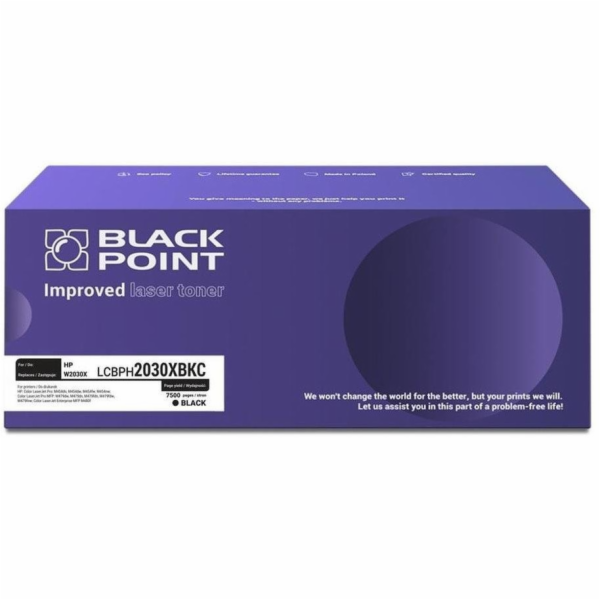 Black Point [LCBPH2030XBKC] Barevný toner (HP W2030X) čip...