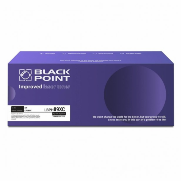Black Point [LBPH89XC] Toner BP S+ (HP CF289X) čip NOVÝ
