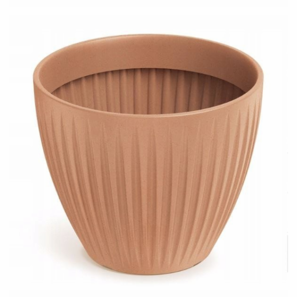 Prosperplast KULATÝ KVĚTINÁČ LATIA - TERAKOTOVÝ