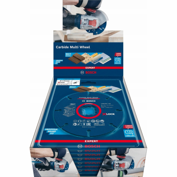 Bosch ŘEZNÉ KOTOUČE RB – 10dílná sada CMW X-LOCK