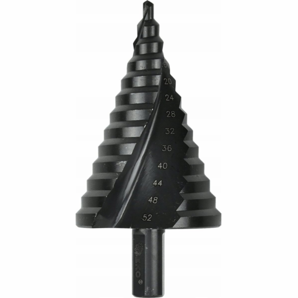 Geko Stupňovitý vrták HSS TiAlN 4-52 mm, délka 82 mm (5/50)