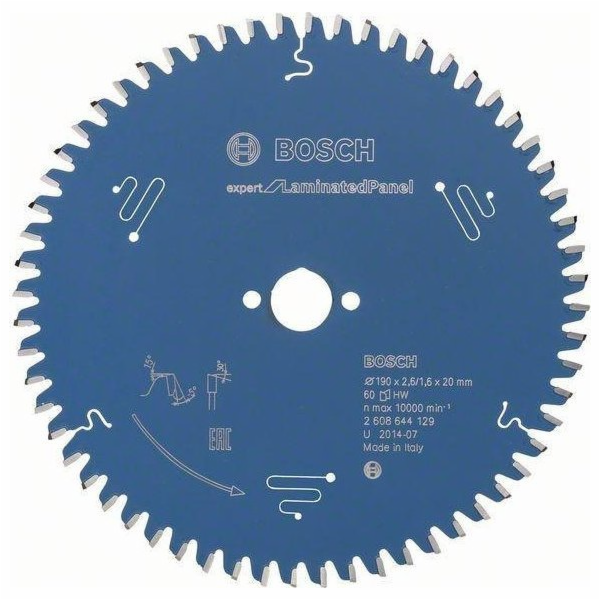 Bosch PILOVÝ KOTOUČ EXPERT NA LAMINOVANÉ DESKY 190*20*2,2...