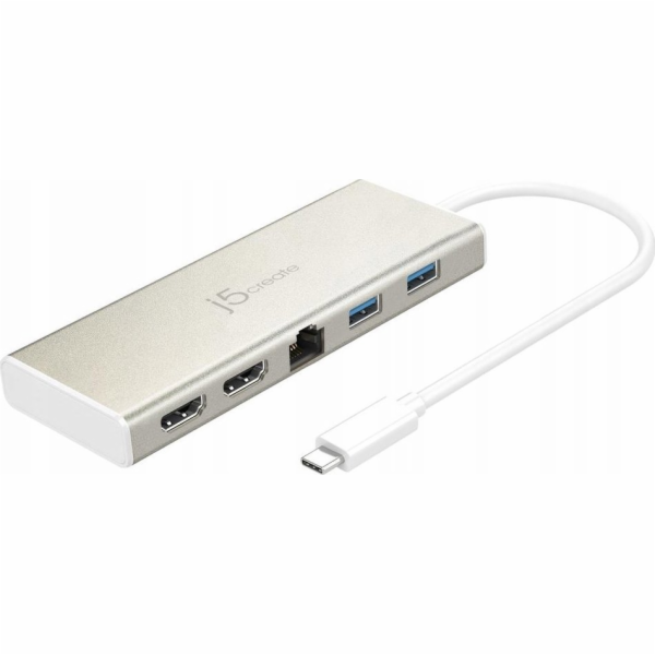 j5create Dokovací stanice/replikátor USB-C (JCD381)