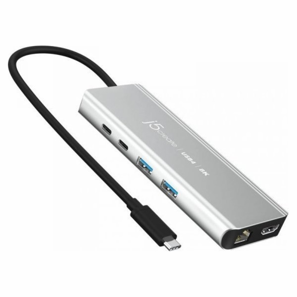 j5create Dokovací stanice/replikátor Thunderbolt 4 (JCD40...