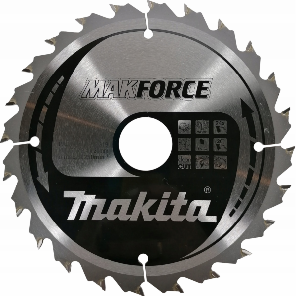 Makita PIA A SINTER FOR WOOD MAKFORCE 165*30MM 24ZUB