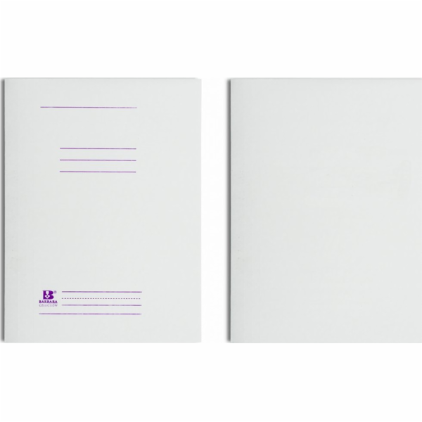 Barbara Složka s proužkem A4 BARBARA 0820010BN bílý karto...