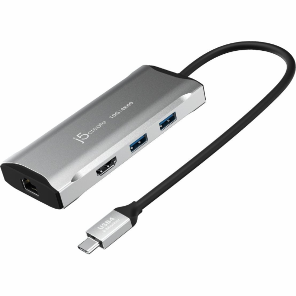 j5create Dokovací stanice/replikátor 4K60 Elite USB-C (JC...