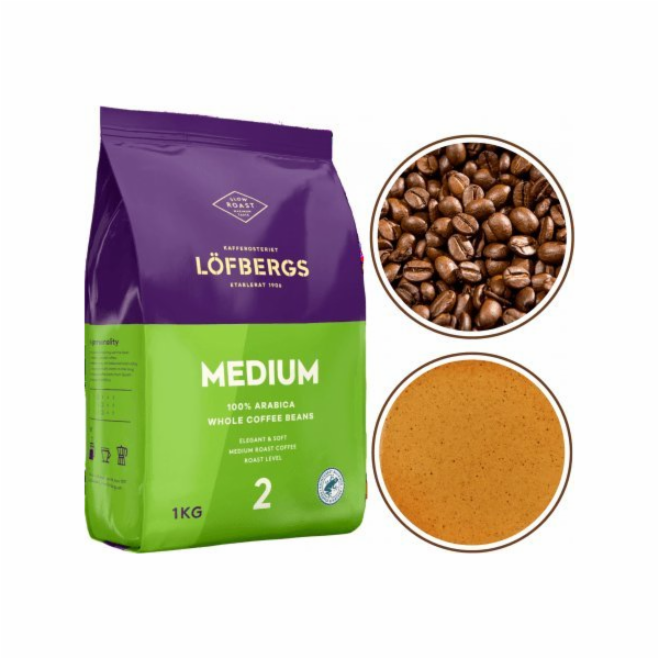 Lofbergs kávová zrna Lofbergs kávová zrna střední pražení...