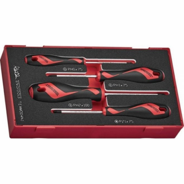 Teng Tools Sada 4 šroubováků Phillips od TEAMD04N1 (1 sada)