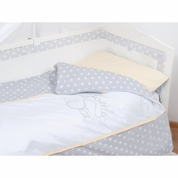 estilex Ložní prádlo s chráničem do postýlky 100x135 Twin...