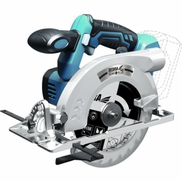 Dedra Kotoučová pila KOTOUČOVÁ PILA 18V 0*AH SAS+ALL